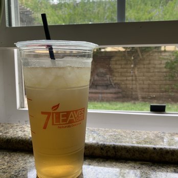 7 Leaves Cafe - Pure Jasmine Green Tea with honey - Coffee & Tea Near Me - Irvine, California