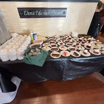 Altona Supper Club - Dessert table - Seafood Near Me - New Holstein, Wisconsin
