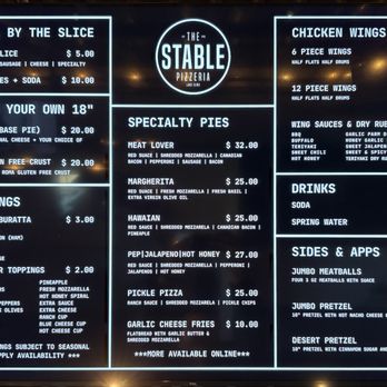 The Stable Pizzeria - Pizza Near Me - Lake Elmo, Minnesota The Stable Pizzeria - Pizza Near Me - Lake Elmo, Minnesota