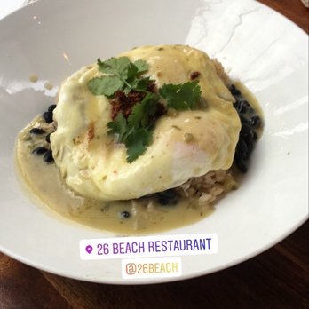 26 Beach Restaurant - Baja Benedict! - New American Near Me - Venice, California