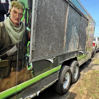 Ultimate Mobile Gaming - The wrap of the truck missing - Party Bus Rentals Near Me