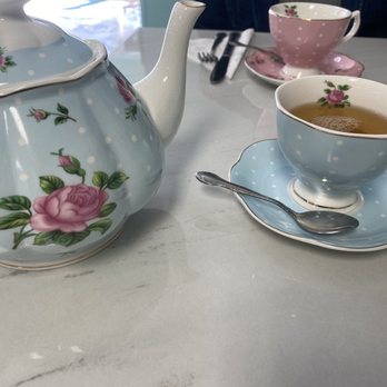 Joseph's Tea Room - Tea pot and cups very nice and elegant. I had the pomegranate tea which was great! - Tea Rooms Near Me - Clearwater, Florida Joseph's Tea Room - Tea pot and cups very nice and elegant. I had the pomegranate tea which was great! - Tea Rooms Near Me - Clearwater, Florida