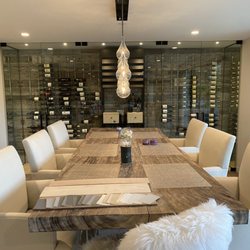 The Glass Guy & Repair - Wine bar 1/2 clear tempered glass enclosed wine cellar