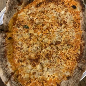 Crush Pizza - Crazy Buffalo Chicken - Pizza Near Me - Quincy, Massachusetts Crush Pizza - Crazy Buffalo Chicken - Pizza Near Me - Quincy, Massachusetts