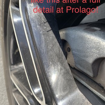 Prolago Carwash - Dirty wheels after a full "detail" - Car Wash Near Me - San Jose, California Prolago Carwash - Dirty wheels after a full "detail" - Car Wash Near Me - San Jose, California