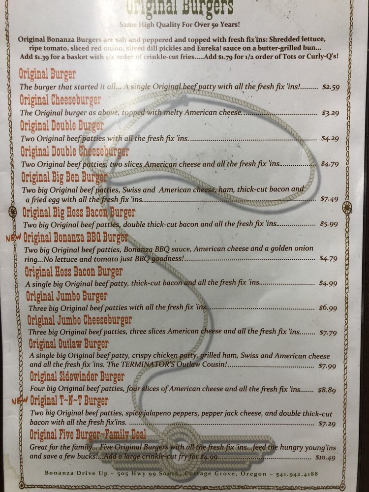 Menu Yelp
