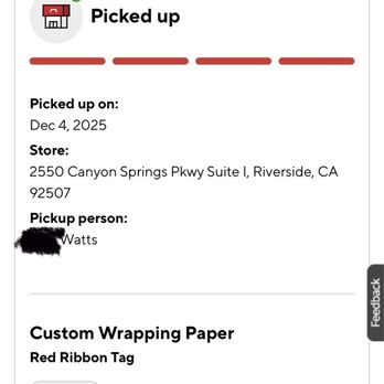 Staples - Confirmation that states I picked up the order when they actually threw it away. - Shipping Centers Near Me - Riverside, California