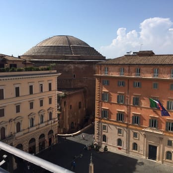 Grand Hotel de la Minerve - View of pantheon from rooftop - Hotels Near Me - Rome, RM