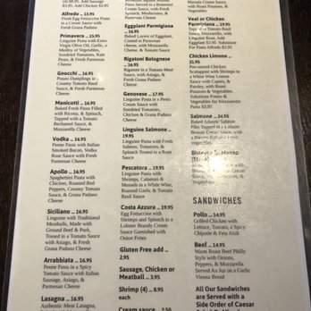 Corrado's Restaurant - Menu #1 - Italian Near Me - Whitby, Ontario
