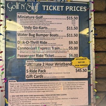 Golf n' Stuff - Prices as of December 2024 - Amusement Parks Near Me - Norwalk, California