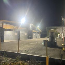 Fiesta Car Wash - The carwash is well lit!
