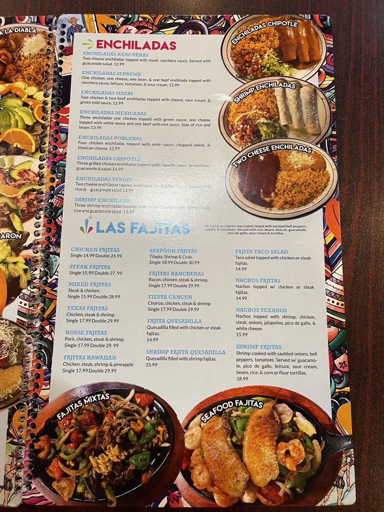 Food from Frida’s Cocina Mexicana & Bar