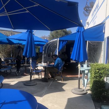 Athena Grill - Deep sea blues and whites outside terrace! @Athena Santa Clara CA Fri 2/4/22 - Greek Near Me - Santa Clara, California Athena Grill - Deep sea blues and whites outside terrace! @Athena Santa Clara CA Fri 2/4/22 - Greek Near Me - Santa Clara, California