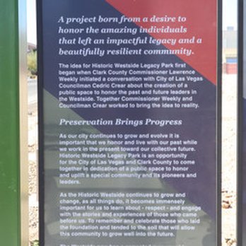 Historic Westside Legacy Park - Parks Near Me - Las Vegas, Nevada