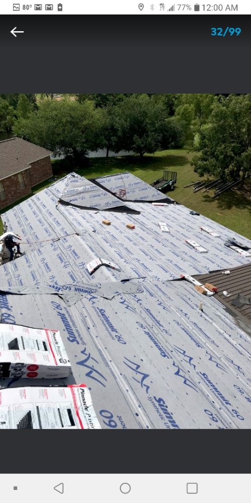 Slide of Cajun Roofing