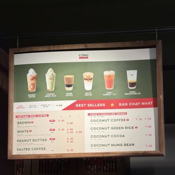 Cong Caphe - menu - Coffee & Tea Near Me - Toronto, Ontario Cong Caphe - menu - Coffee & Tea Near Me - Toronto, Ontario