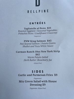 Menu photo 7 Bellpine Portland, OR