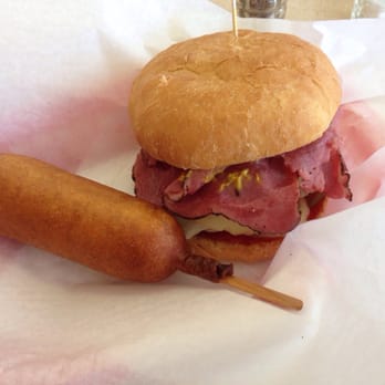 Boy's Better Burgers - Pastrami burger. Side Korn Dog - Burgers Near Me - Parma, Idaho Boy's Better Burgers - Pastrami burger. Side Korn Dog - Burgers Near Me - Parma, Idaho