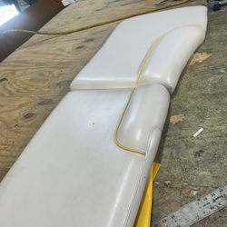 E One Stop - Boat cushion original is on the left custom made on right