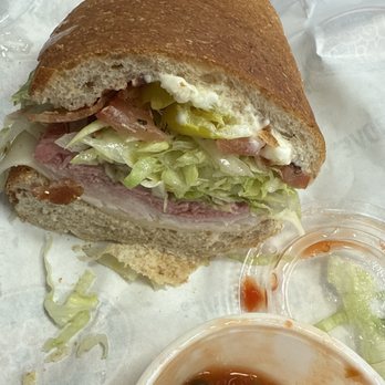 Jersey Mike's Subs - Club supreme on wheat, bread carved out &.relish on side - Sandwiches Near Me - Compton, California