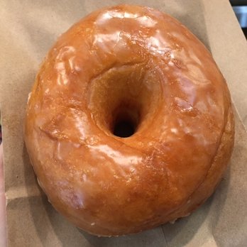 Destination Donuts - butterscotch sea salt donut -- just tasted like a glazed donut, but a REALLY delicious one! soft, chewy, fresh & amazing. - Donuts Near Me - Columbus, Ohio