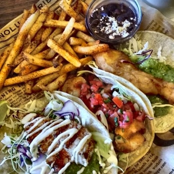 Pacific Catch - 3 soft taco platter-baja, shrimp, and mahi mahi - Seafood Near Me - Mountain View, California Pacific Catch - 3 soft taco platter-baja, shrimp, and mahi mahi - Seafood Near Me - Mountain View, California