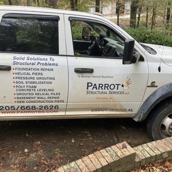 Parrot Structural Services - Foundation Repair Near Me - Calera, Alabama Parrot Structural Services - Foundation Repair Near Me - Calera, Alabama