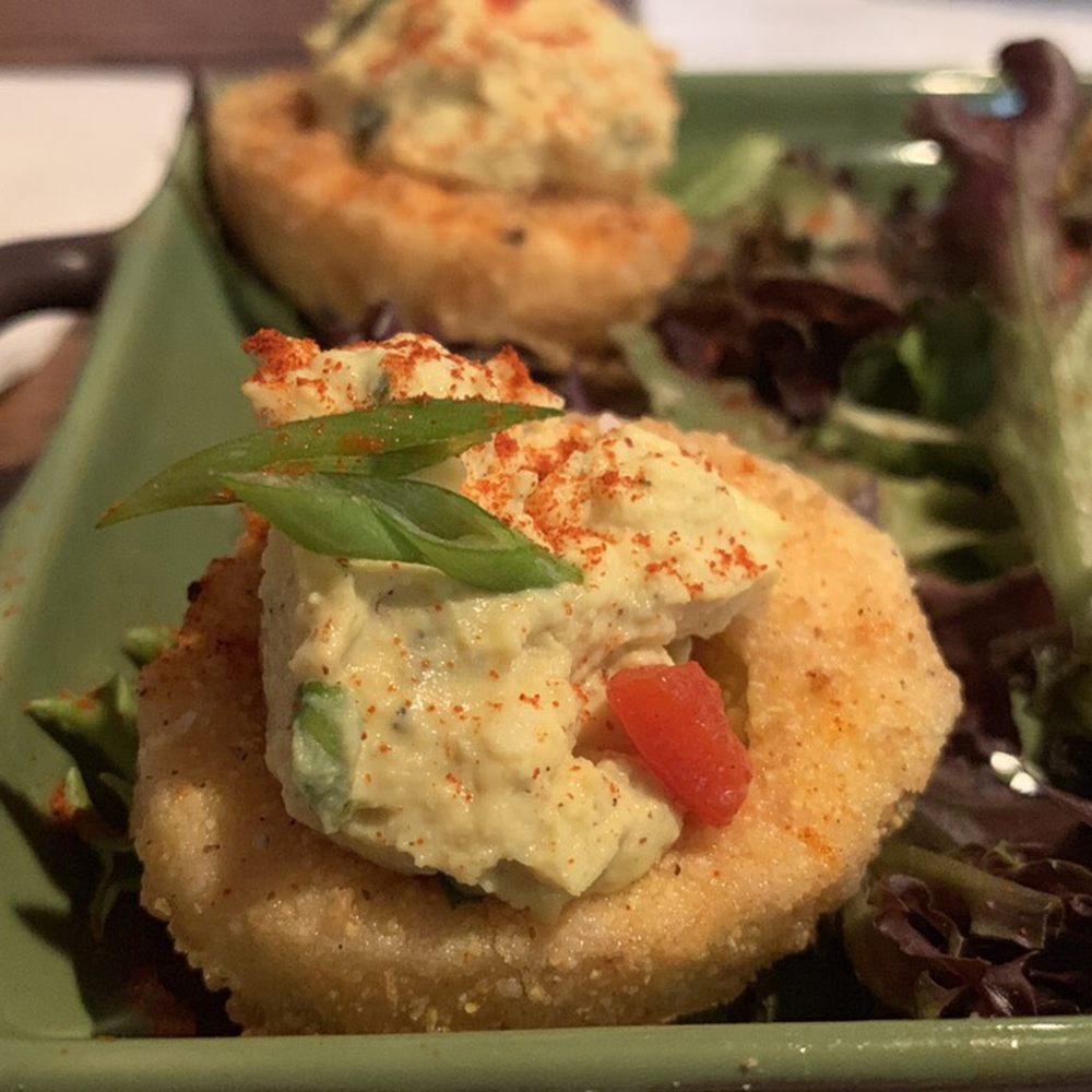 Squid Ink Eclectic Eats & Drinks - Fried deviled egg - Gastropubs Near Me - Mobile, Alabama