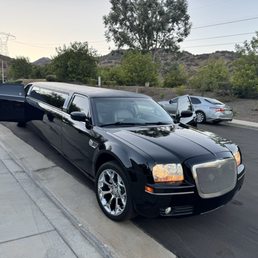 The limo that was contracted.
