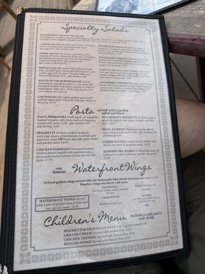 Menu photo 1 Waterfront Bar & Grill Marysville, PA Menu photo 1 Waterfront Bar & Grill Marysville, PA