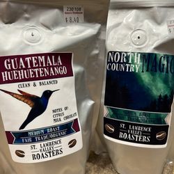 Nature's Storehouse - Here are the local coffees I bought from them. They'll grind the beans for you on site if you'd like.