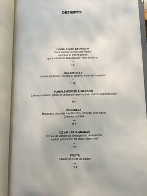 Menu photo 3 La Table Paris, 75