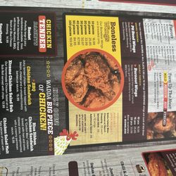 Xtreme Wings - Menu