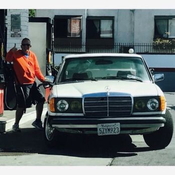 A&E Autoservice - I picked up this old diesel Mercedes very reasonable new tires and brakes and oil change thanks guys - Oil Change Stations Near Me - San Pedro, California A&E Autoservice - I picked up this old diesel Mercedes very reasonable new tires and brakes and oil change thanks guys - Oil Change Stations Near Me - San Pedro, California