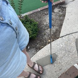 Golf club that did not even reach my hips