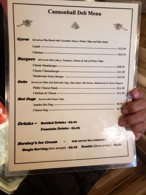 Menu photo 5 Cannonball Deli Harpers Ferry, WV