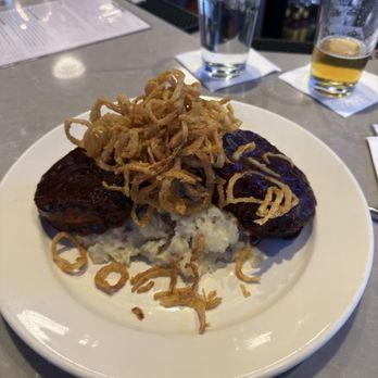 Westwood Tavern - Bacon Wrapped Meatloaf - New American Near Me - Schaumburg, Illinois Westwood Tavern - Bacon Wrapped Meatloaf - New American Near Me - Schaumburg, Illinois