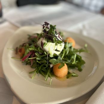 Chart House - Burrata & Melon Salad (~$14) - Seafood Near Me - Weehawken, New Jersey Chart House - Burrata & Melon Salad (~$14) - Seafood Near Me - Weehawken, New Jersey