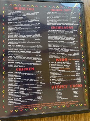 Menu photo 5 Taqueria San Jose Monmouth, IL Menu photo 5 Taqueria San Jose Monmouth, IL