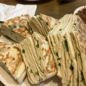 wonderful - thick and fluffy green onion pancade - Chinese Near Me - Millbrae, California