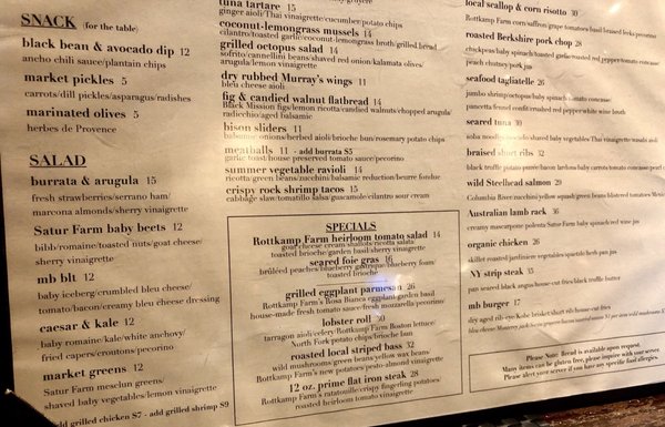 Menu photo 8 Market Bistro Jericho, NY