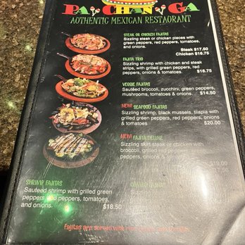 Pa-Chan-Ga - Menu - Mexican Near Me - Kankakee, Illinois