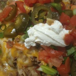 Beef and Bean Super Nachos