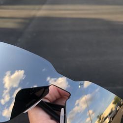 Sunglass Hut - The condition i purchased them in- good condition with light scratches on bridge. They wouldn't take back.