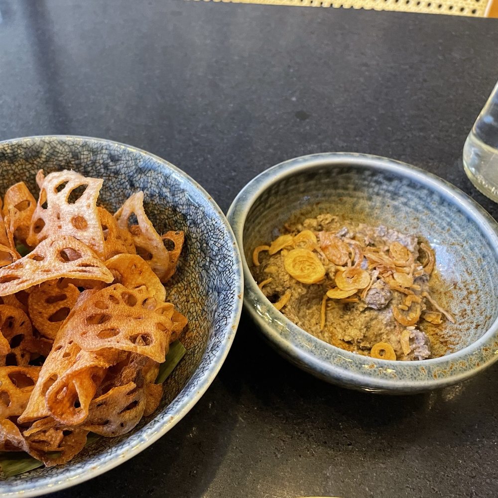 Valla Table - Mushroom and Cashew dip - Thai Near Me - New York, New York