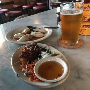 Ba Bar - Dumplings and pork belly skewers - Vietnamese Near Me - Seattle, Washington