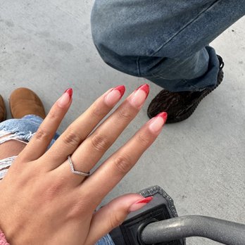 Elegant Nails 3 - French tip - Nail Salons Near Me - Sunnyvale, California
