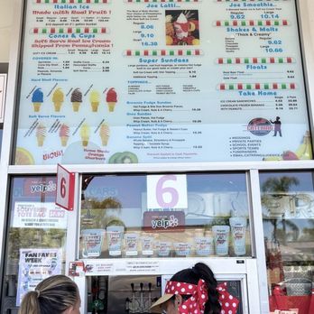 Joes Italian Ice - Menu 7/2026 - Ice Cream & Frozen Yogurt Near Me - Anaheim, California Joes Italian Ice - Menu 7/2026 - Ice Cream & Frozen Yogurt Near Me - Anaheim, California