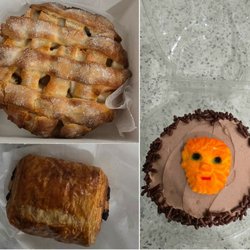 Steiner’s Pastry Shop - Apple pie, chocolate cupcake & chocolate croissant