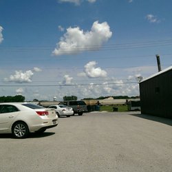 The Railhouse Bar & Grill - Rail yard behind the place.